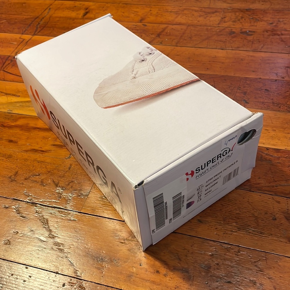 Superga Canvas Sneakers, Rainbow Soles! - Picture 2 of 7